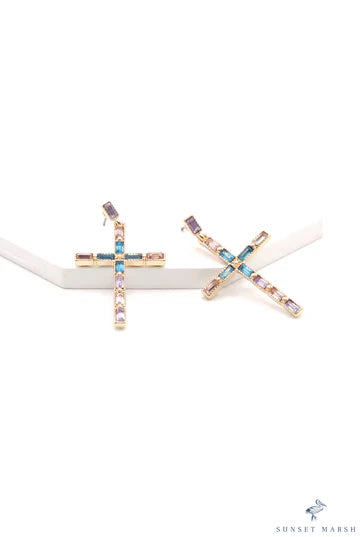 Faithfully Fierce - Multi Earrings (Not Paparazzi)