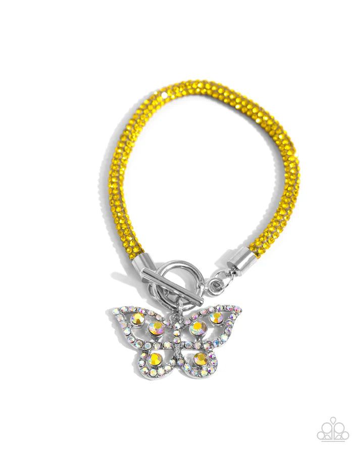 On SHIMMERING Wings - Yellow