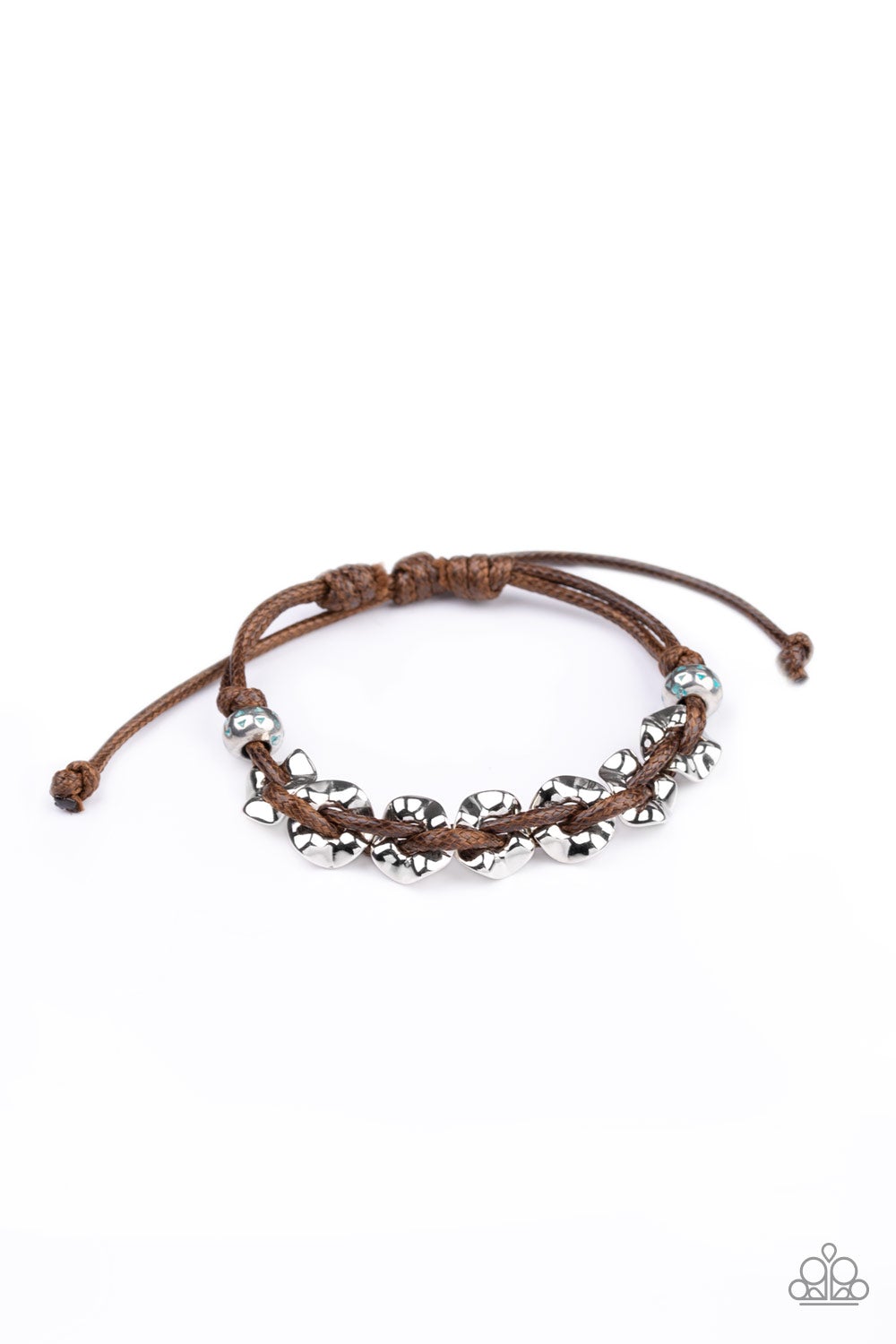 Men's Necklace and Bracelet Set - Brown